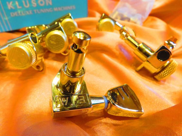 Kluson Back Lock Dourada Trava LP