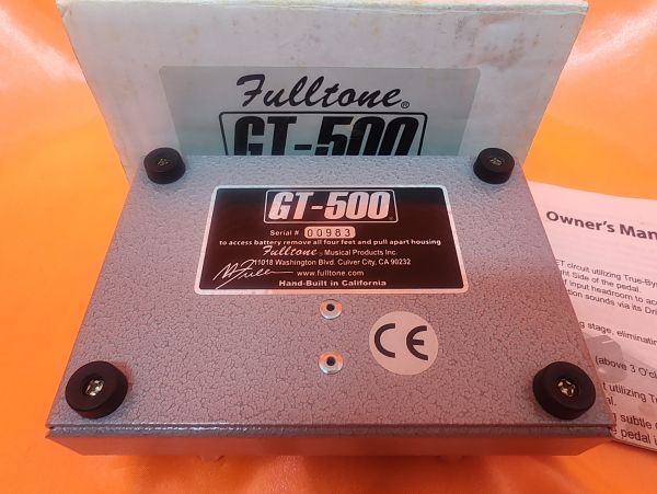 Fulltone Gt500 Distortion + Booster/od